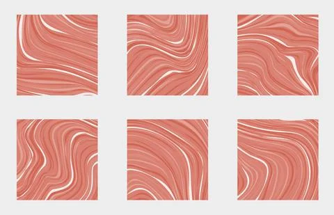 Set beautiful liquid marble, great design for any purposes. Stock Illustration