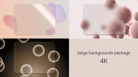 A set of beige and brown abstract business backgrounds. a set of abstract frames Stock Footage 313127585