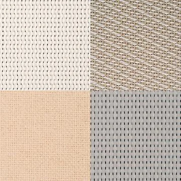 Set of beige vinyl samples Set of beige vinyl samples, texture background.... Foto stock