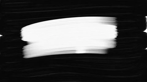 Set of big brushstrokes on black background. Copy space Stock Footage 232565454