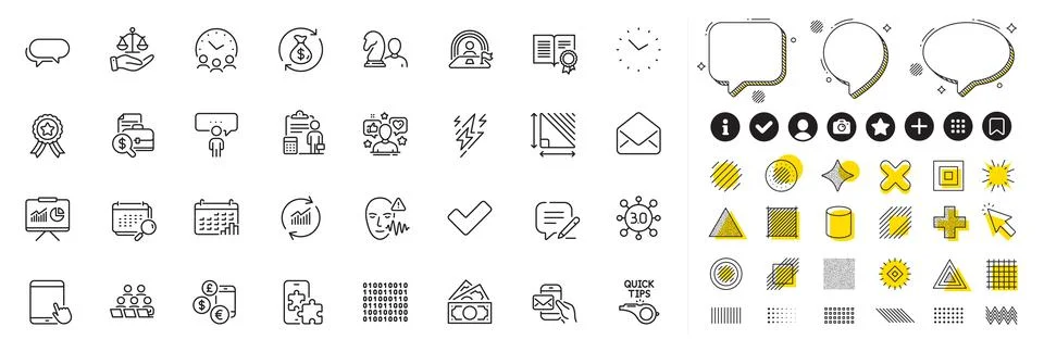 Set of Binary code, Lgbt and Consulting business line icons for web app Stock Illustration