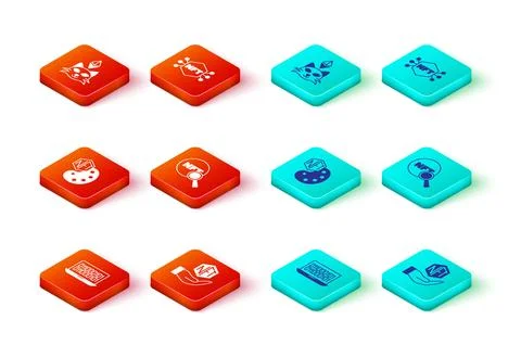 Set Binary code, NFT Digital crypto art, Search, and icon. Vector Illustrazione stock