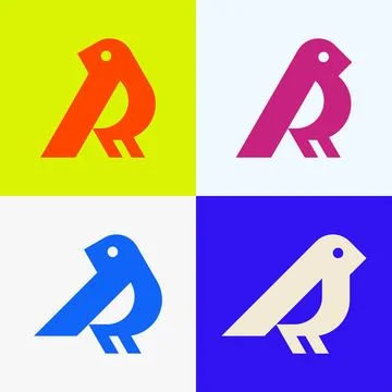 Set of Bird logo Stock Illustration