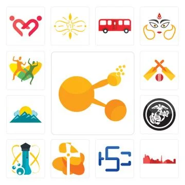 Set of bitconnect, leipzig hd, hsc, church, science, usmc, mountain, cricket, Free Stock Illustration