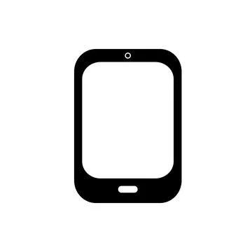 Set black and white flat multimedia icons Stock Illustration