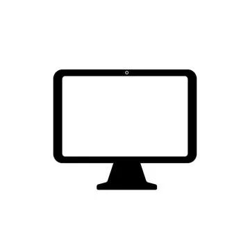 Set black and white flat multimedia icons Stock Illustration