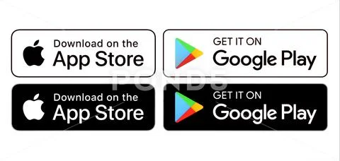 Download on the App Store and Get it on Google Play white button