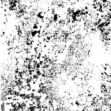 A set of black and white lines, blots, strokes, geometric shapes. Stock Illustration