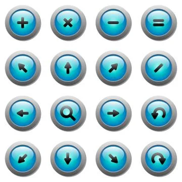 Set of black arrows. eps8 Stock Illustration