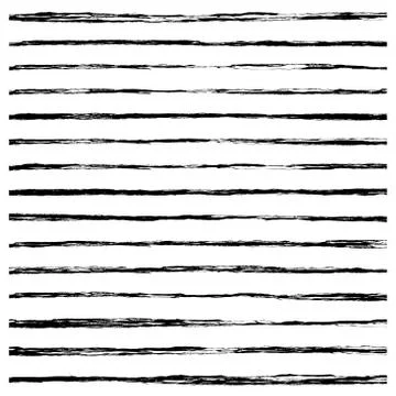 Set of Black brush strokes. Stock-Illustration