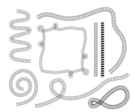 Set black frames Stock Illustration