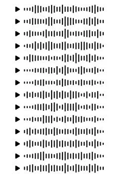 Set Black sound waves of the equalizer isolated on white background. Concept  Stock Illustration
