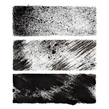 Set of black stenciled rectangles Set of black stenciled rectangles - spac... Stockfoto's