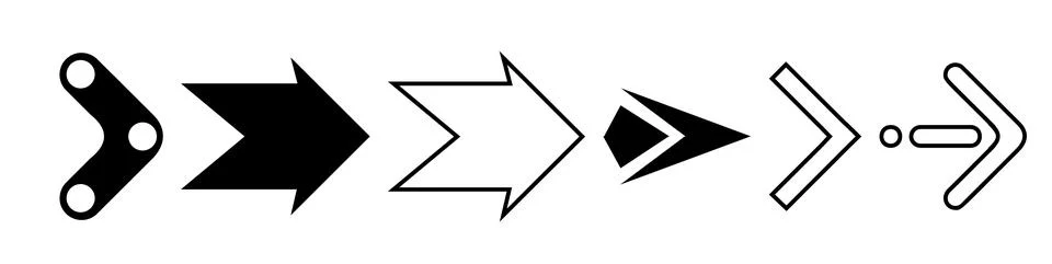 Set of black vector arrows. Arrow icon. Arrow vector icon. Arrow. Arrows vector 스톡 일러스트