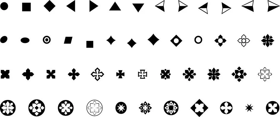 Set of black vector arrows. Arrow icons Stock Illustration