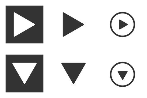 Set of black vector arrows. Arrow icon. Arrow vector icon. Arrow. Arrows vect Stock Illustration