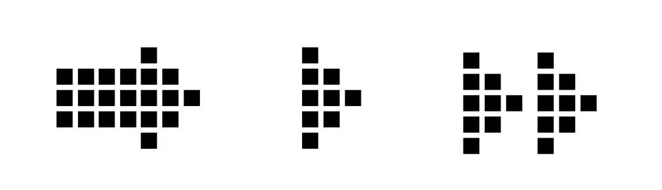 Set of black vector arrows. Arrow icon. Arrow vector icon. Arrow. Arrows vector 스톡 일러스트