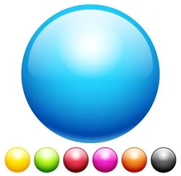 Set of blank circles with space. vector elements. Stock Illustration