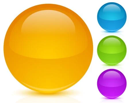 Set of blank circles with space. vector elements. Stock Illustration