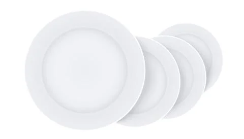 Set of blank dishes Stock-Illustration