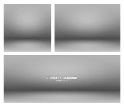 A set of blank gray backgrounds for presentations of cosmetic products for sale Illustrazione stock