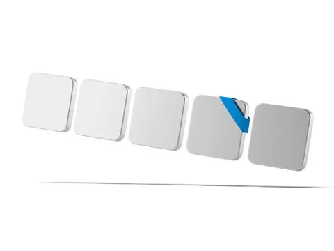 Set of blank icons Ilustración de archivo