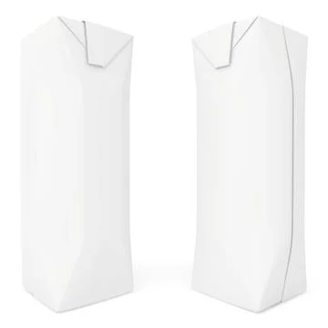Set blank juice package. 3d render on white background イラスト素材