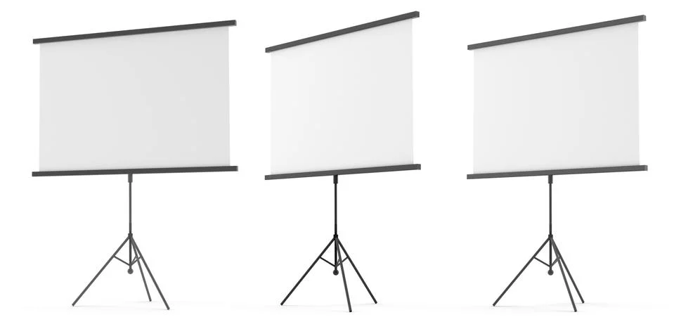 Set of blank presentation screens Illustrazione stock