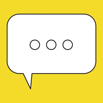 Set of blank speech bubble in flat design, chatting box, message box icon Stock Illustration