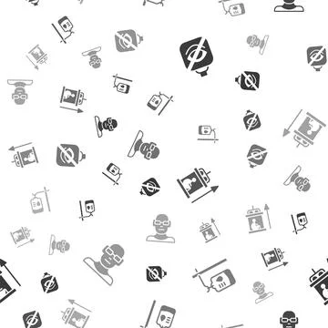 Set Blindness, IV bag, Elevator for disabled and Poor eyesight on seamless Stock Illustration