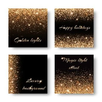 Set bling background Stock-Illustration