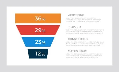 Set of blue and orange, red elements for infographic presentation slides with 스톡 일러스트