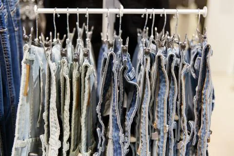 Set of blue jeans Фото