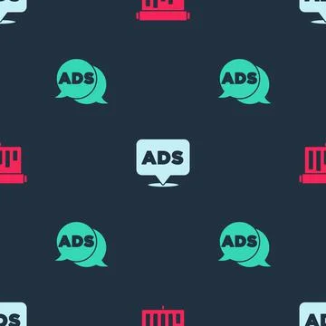 Set Board with graph chart, Advertising and on seamless pattern. Vector 스톡 일러스트
