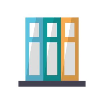 Set book folder office elements design Stock Illustration