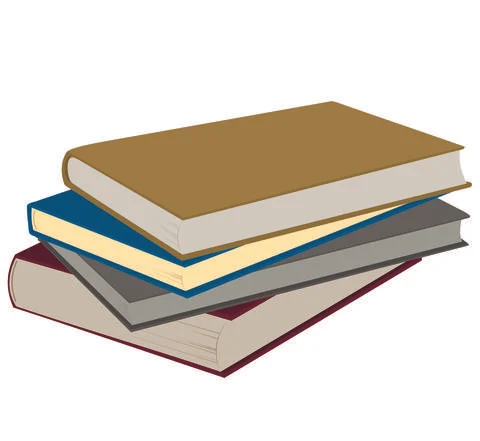 Set of book isolated on white background. Stock Illustration