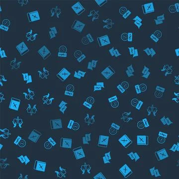 Set Book with stop cigarette, No smoking time, and Lungs on seamless pattern Illustrazione stock