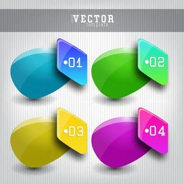 Set of bookmarks イラスト素材