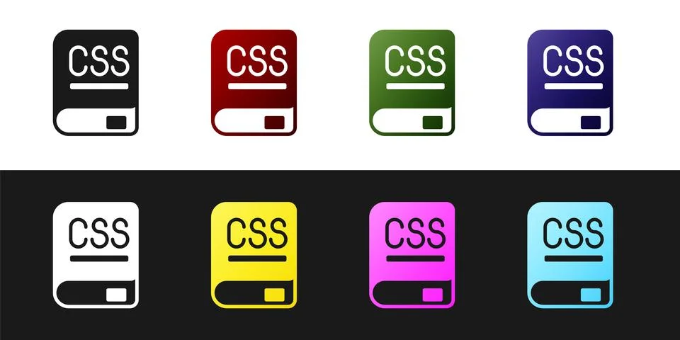 Set Books about programming icon isolated on black and white background. Pr.. Stock Illustration