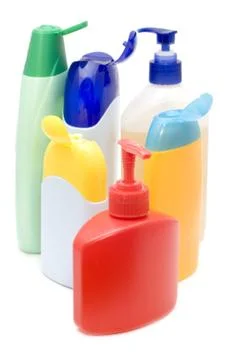 Set of bottle Foto stock