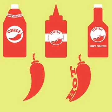 A set of bottles イラスト素材