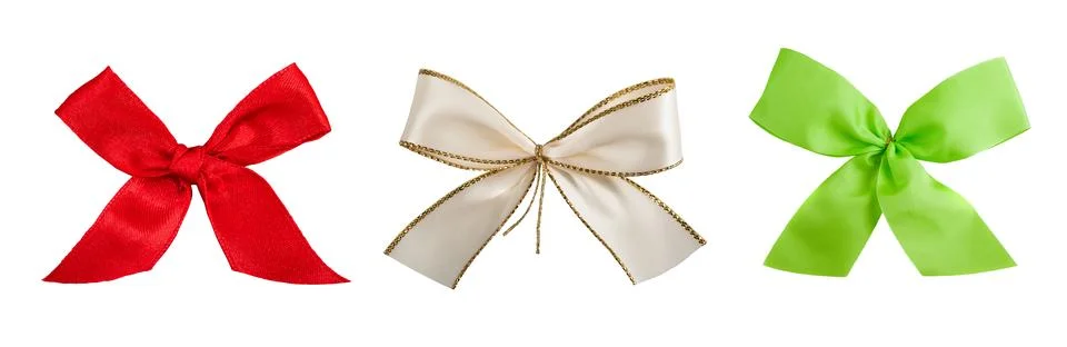 Set of bows Stock Photos