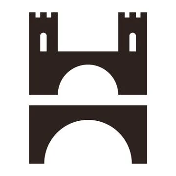 Set of bridges Stock Illustration