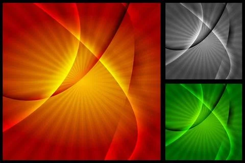 Set of bright abstract backgrounds - eps 10 Set of bright abstract backgro... Foto stock