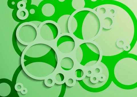 Set of Bright Abstract Circles Frames Design Elements, cosmetics, soap, shampoo Stock-Illustration