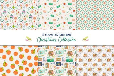 Set of bright Christmas backgrounds Stock Illustration