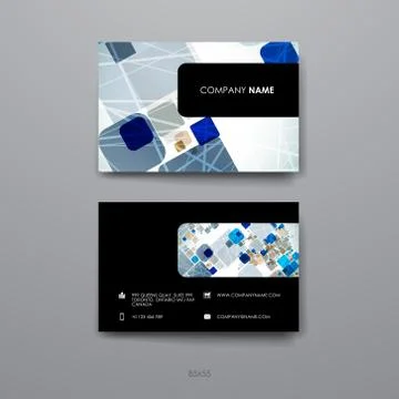 Set of brochure, poster design templates in abstract geometric background style Stock Illustration