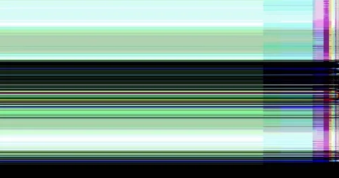 Set of Broken LCD Display Effects. Screen Flickering. Stock Footage 159731622