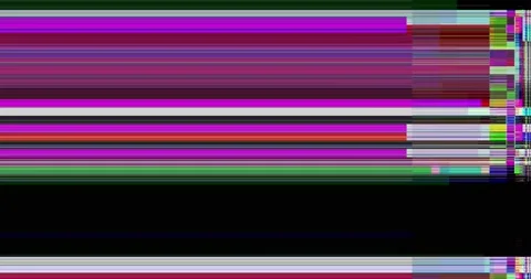 Set of Broken LCD Display Effects. Screen Flickering. Stock Footage 159731659