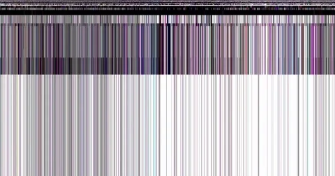 Set of Broken LCD Display Effects. Screen Flickering. Stock Footage 159731697